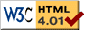 Valid HTML 4.01!